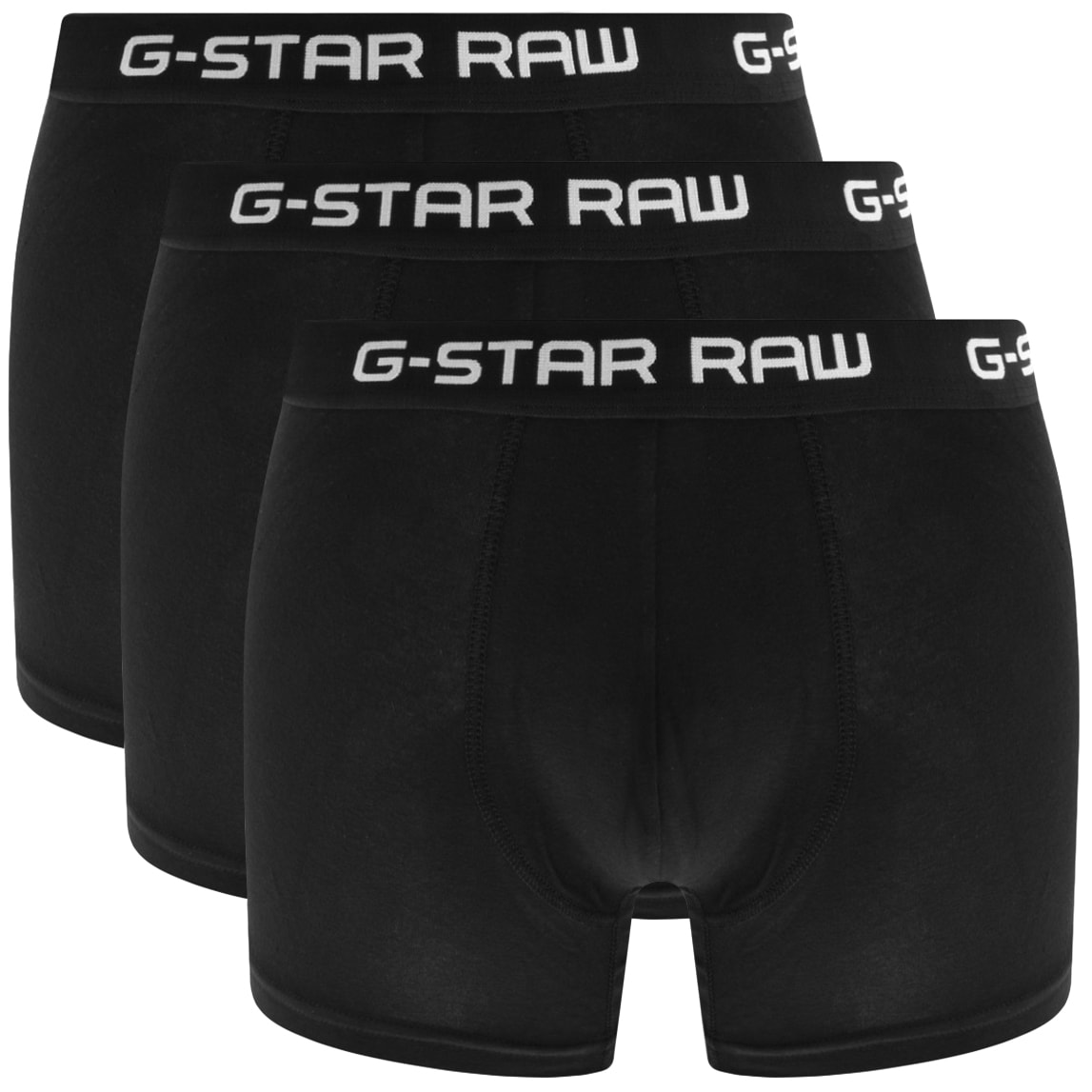 Alternative Image for ProductG Star Raw 3 Pack Boxer Shorts Black1